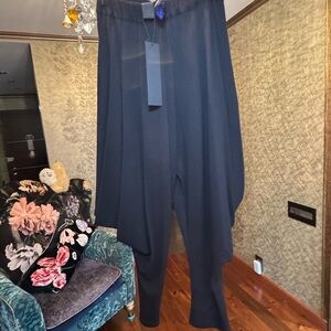 KEDEM Black Textured Pants